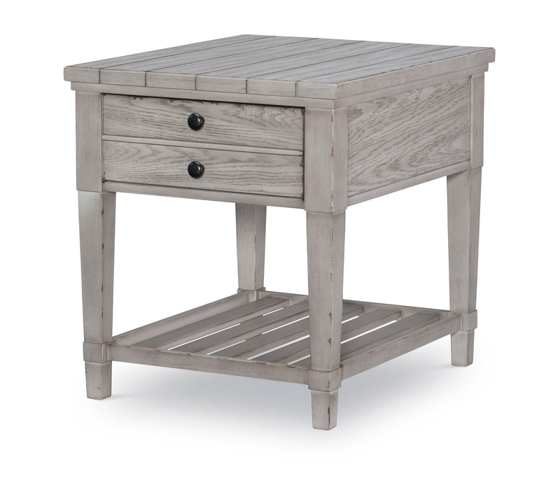 Belhaven - End Table - Pearl Silver