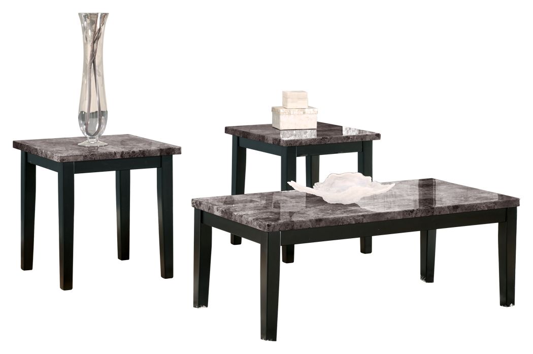 Maysville - Black - Occasional Table Set (Set of 3)